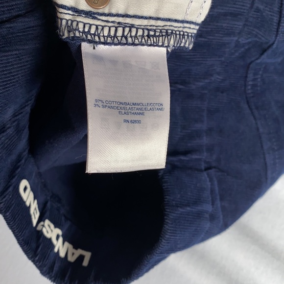 NWOT Lands’ End High Rise Pull On Corduroy Skinny Pants - Picture 6 of 11